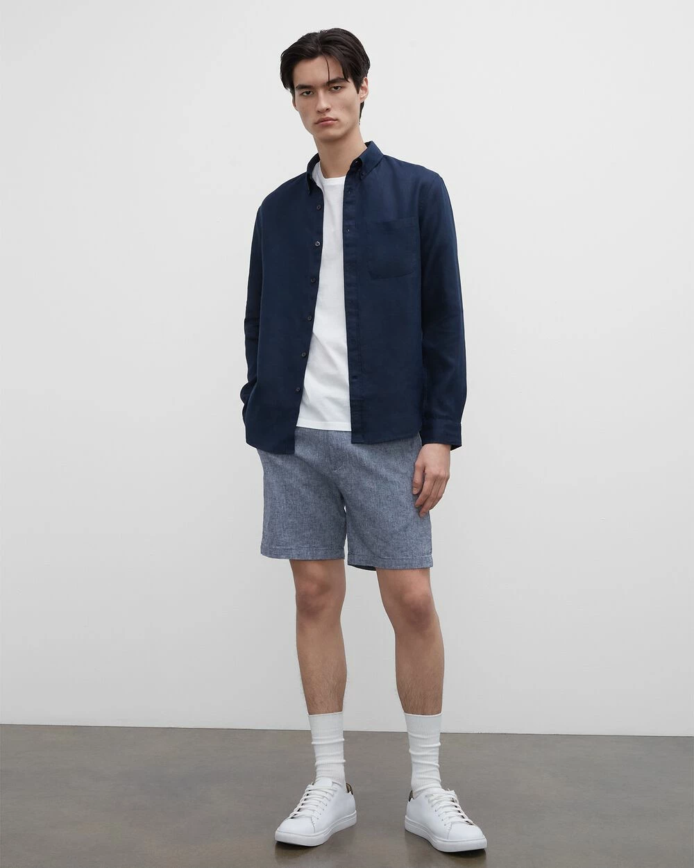 Cheap โ Club Monaco Men Baxter Chambray 7" Shorts Blue ๐ 3 Cheap โ Club Monaco Men Baxter Chambray 7" Shorts Blue ๐