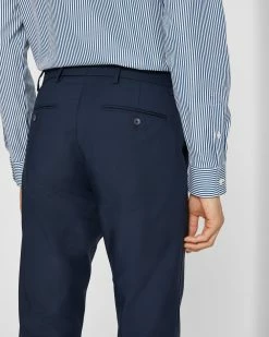 Buy 🎉 Club Monaco Men Modern 👗 Dress Trouser Navy 😉 -Club Monaco Online Shop cm 1294904 alternate2