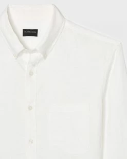 Deals ๐ Club Monaco Men Slim Solid Linen ๐ Shirt White ๐ 9 Deals ๐ Club Monaco Men Slim Solid Linen ๐ Shirt White ๐ -Club Monaco Online Shop cm 1330475 alternate3