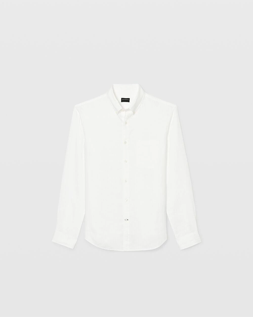 Deals ๐ Club Monaco Men Slim Solid Linen ๐ Shirt White ๐ 6 Deals ๐ Club Monaco Men Slim Solid Linen ๐ Shirt White ๐ - Image 5