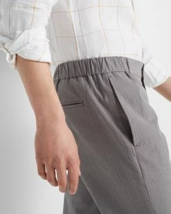 Coupon ⭐ Club Monaco Men Lex Textured Modern Joggers Medium Grey ⭐ -Club Monaco Online Shop cm 1365924 alternate2