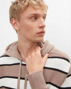 Best Pirce 👏 Club Monaco Men Cotton Long Sleeve Hoodie Grey 👏 -Club Monaco Online Shop cm 1388177 alternate2