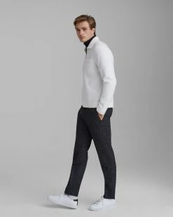 Best deal 🔔 Club Monaco Men Sutton Textured 👗 Dress Pants Black/White 🧨 -Club Monaco Online Shop cm 1394109 alternate2