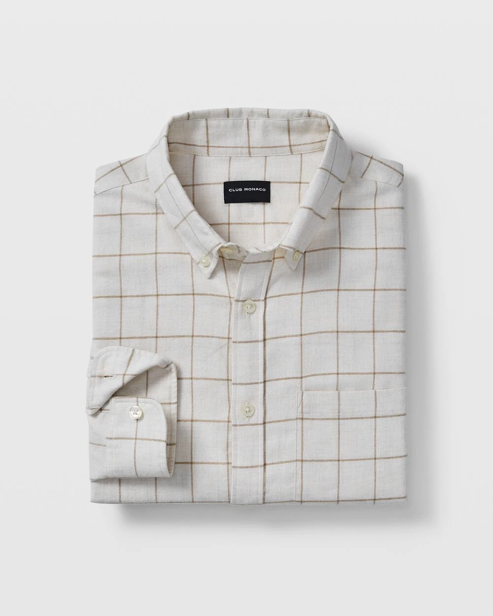 Coupon ๐ฏ Club Monaco Men Windowpane Flannel ๐ Shirt Ivory ๐ 6 Coupon ๐ฏ Club Monaco Men Windowpane Flannel ๐ Shirt Ivory ๐ - Image 4