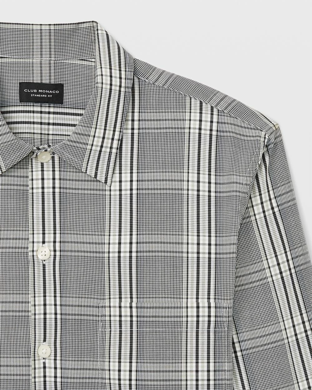 Best Sale โญ Club Monaco Men Long Sleeve Plaid Standard ๐ Shirt Grey Plaid ๐ฅฐ 6 Best Sale โญ Club Monaco Men Long Sleeve Plaid Standard ๐ Shirt Grey Plaid ๐ฅฐ - Image 4