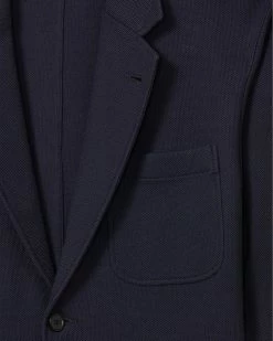 Hot Sale 😉 Club Monaco Men Textural Piqué Blazer Navy 😍 -Club Monaco Online Shop cm 1407422 alternate3