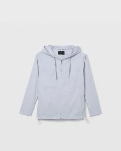 Coupon 🛒 Club Monaco Men Hoodie Jacket Light Blue 🤩 -Club Monaco Online Shop cm 1407436 alternate2