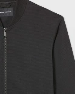 Deals 🛒 Club Monaco Men Mesh Bomber Jacket Caviar 🔔 9 Deals 🛒 Club Monaco Men Mesh Bomber Jacket Caviar 🔔 -Club Monaco Online Shop cm 1409806 alternate3