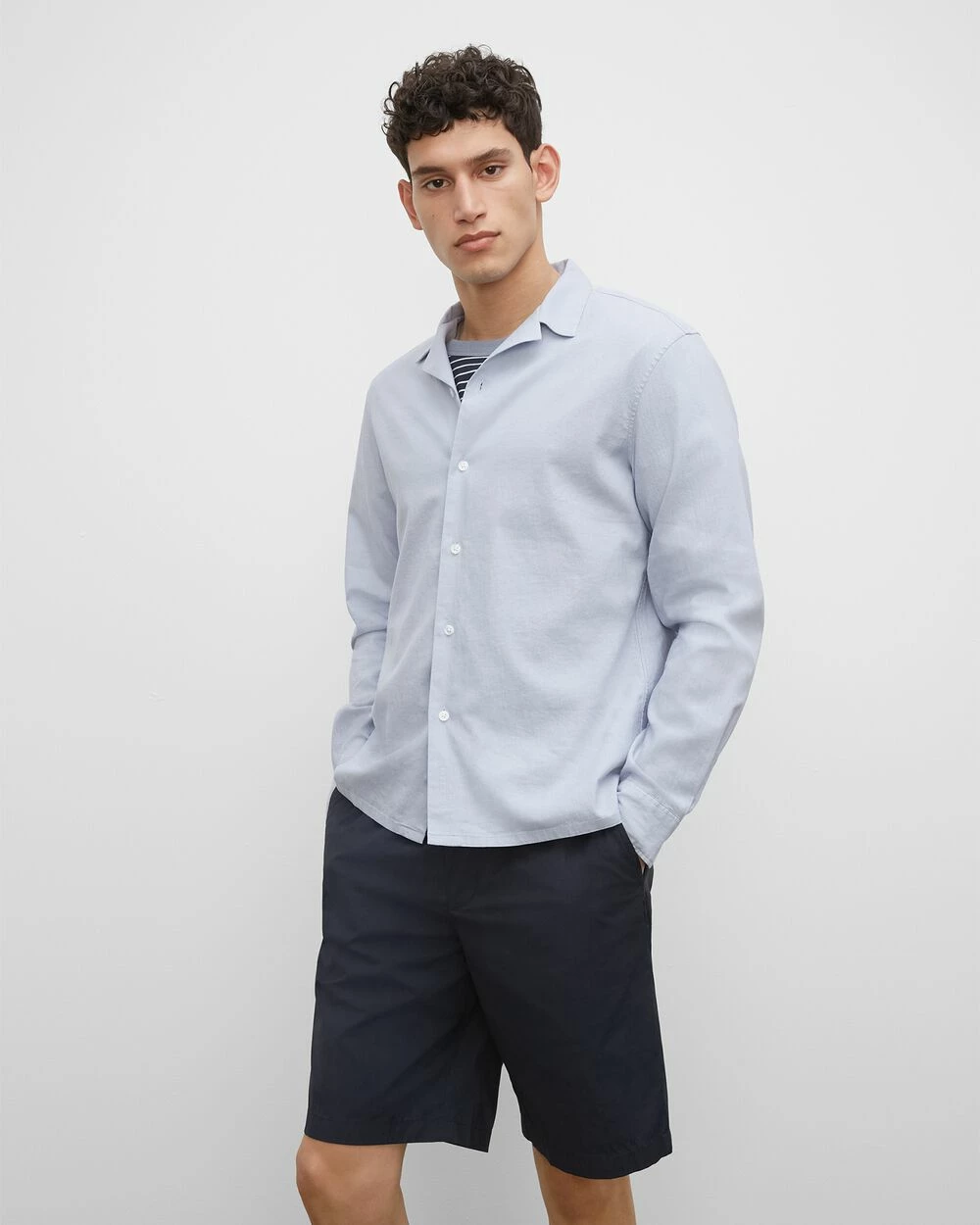 Top 10 ๐ Club Monaco Men Camp Collar Linen Blend ๐ Shirt Light Blue ๐ฅ 3 Top 10 ๐ Club Monaco Men Camp Collar Linen Blend ๐ Shirt Light Blue ๐ฅ