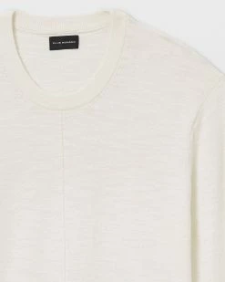 Wholesale 🔥 Club Monaco Men Cotton Slub Crew Sweater Egret 🌟 -Club Monaco Online Shop cm 1415079 alternate4