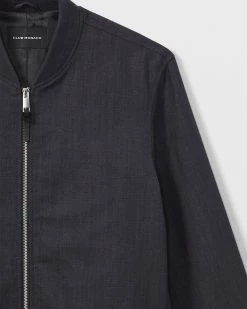 Flash Sale 🔥 Club Monaco Men Bomber Jacket Indigo ⭐ -Club Monaco Online Shop cm 1426592 alternate5