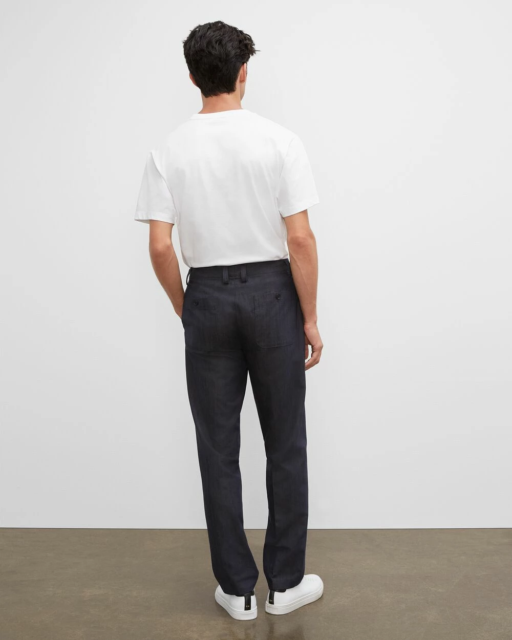 Hot Sale π€© Club Monaco Men Chambray Inverted Pleated Pants Navy/Blue π 4 Hot Sale π€© Club Monaco Men Chambray Inverted Pleated Pants Navy/Blue π - Image 2