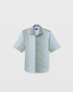 Wholesale 🎁 Club Monaco Men Short Sleeve Ombré Boxy 👕 Shirt Blue Multi 😉 8 Wholesale 🎁 Club Monaco Men Short Sleeve Ombré Boxy 👕 Shirt Blue Multi 😉 -Club Monaco Online Shop cm 1426615 alternate4