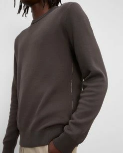 Discount ๐ Club Monaco Men Long Sleeve Double Knit Crew Sweater Black Olive โญ 9 Discount ๐ Club Monaco Men Long Sleeve Double Knit Crew Sweater Black Olive โญ -Club Monaco Online Shop cm 1426627 alternate2