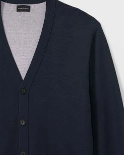 New 🧨 Club Monaco Men Double Knit Cardigan Navy 🥰 -Club Monaco Online Shop cm 1426628 alternate5