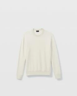 Hot Sale ⭐ Club Monaco Men Long Sleeve Texture Crew Sweater Silver Birch 😉 -Club Monaco Online Shop cm 1426632 alternate4