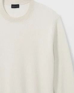Hot Sale ⭐ Club Monaco Men Long Sleeve Texture Crew Sweater Silver Birch 😉 -Club Monaco Online Shop cm 1426632 alternate5