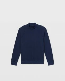 Best Pirce 🎉 Club Monaco Men Tea Dyed Mockneck Sweater Dark Navy 😍 -Club Monaco Online Shop cm 1431421 alternate4