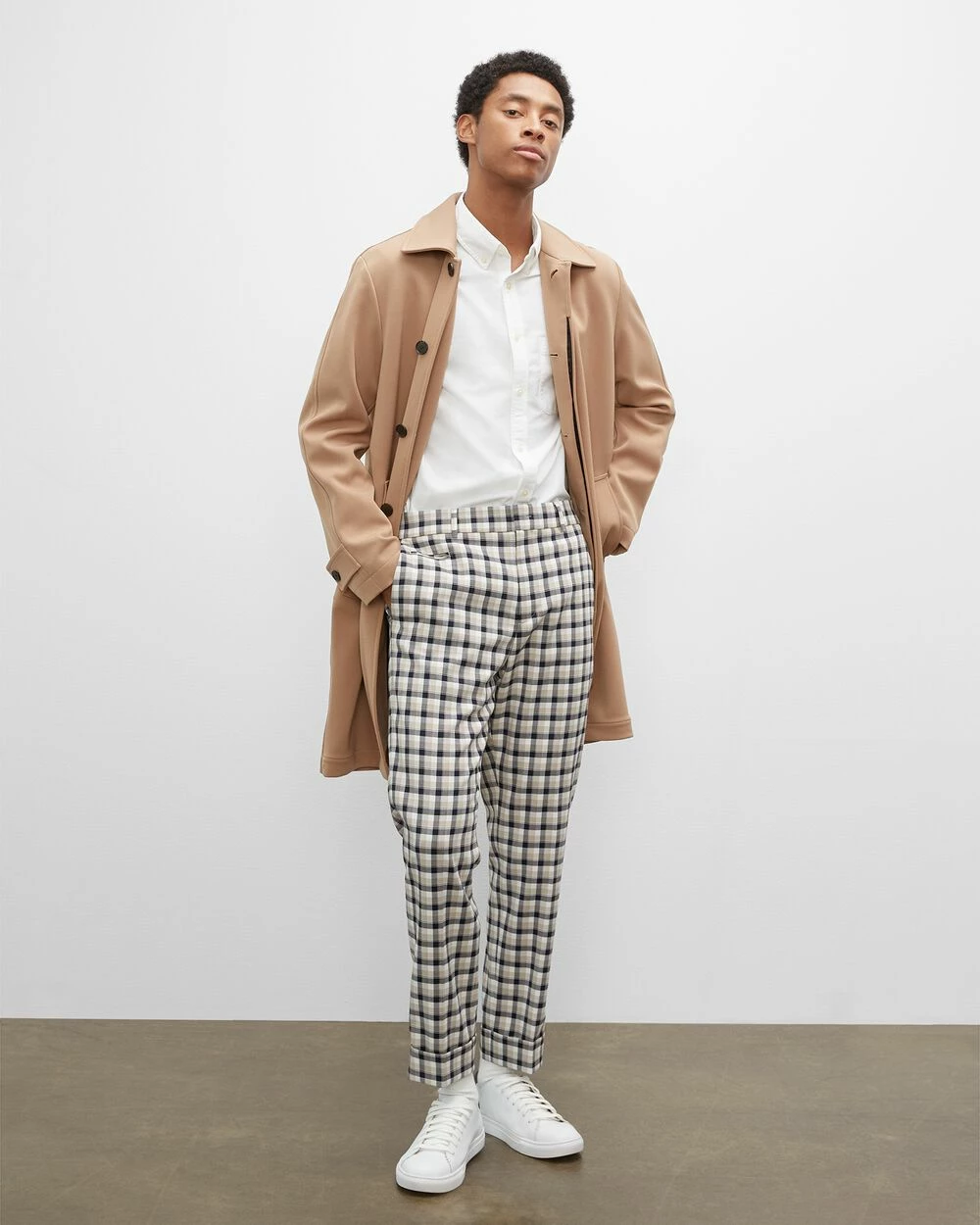 Discount ๐ Club Monaco Men Drainpipe Plaid Pants Blue Multi ๐งจ 5 Discount ๐ Club Monaco Men Drainpipe Plaid Pants Blue Multi ๐งจ - Image 3