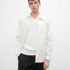 Hot Sale 🤩 Club Monaco Men Long Sleeve Workshirt Blanc De Blanc 👏 -Club Monaco Online Shop cm 1431448 lifestyle