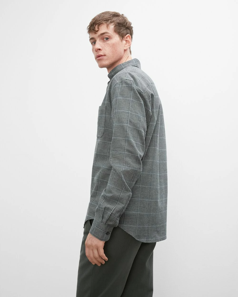 Hot Sale โญ Club Monaco Men Long Sleeve Houndstooth Flannel ๐ Shirt Black Multi โ 4 Hot Sale โญ Club Monaco Men Long Sleeve Houndstooth Flannel ๐ Shirt Black Multi โ - Image 2