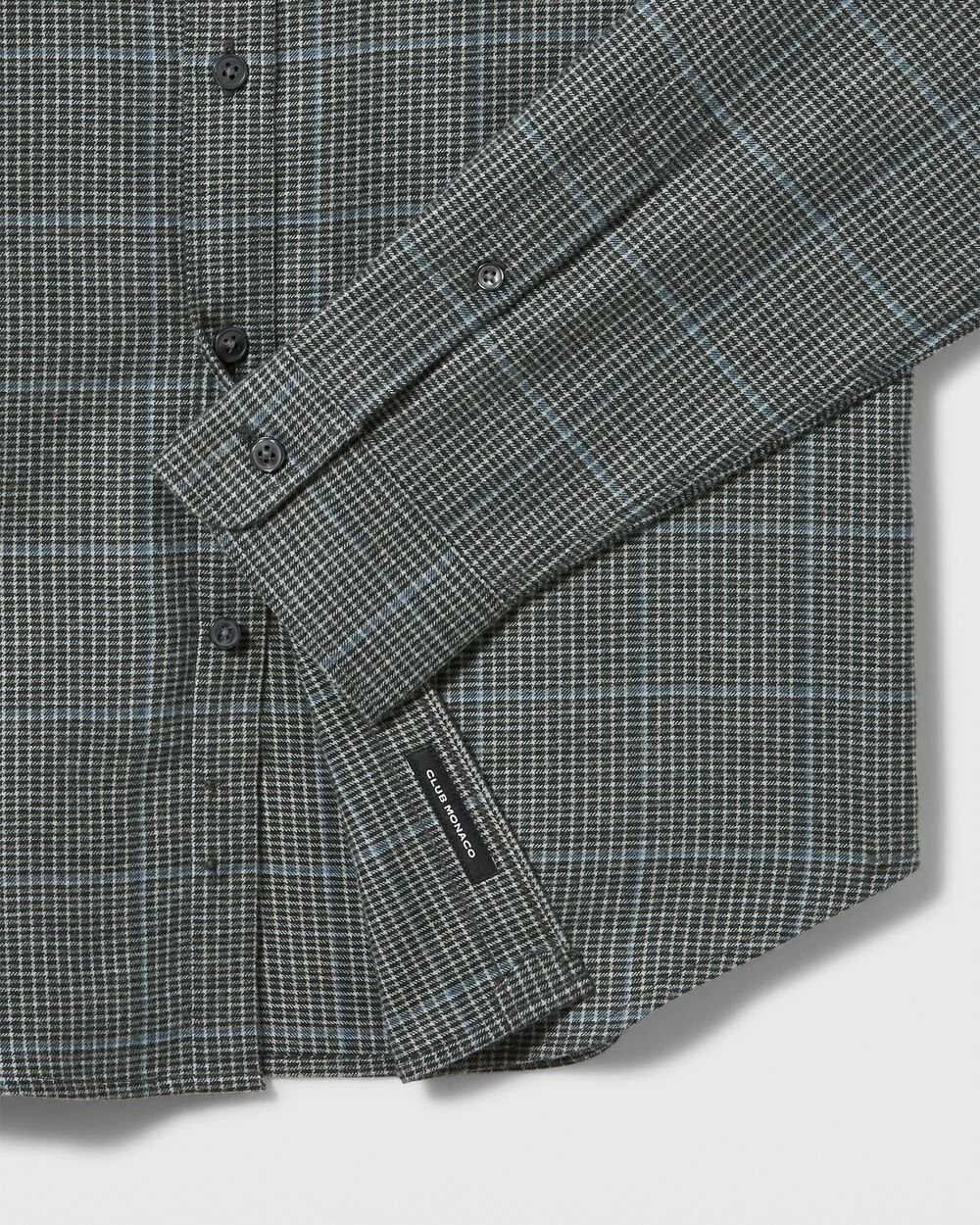 Hot Sale โญ Club Monaco Men Long Sleeve Houndstooth Flannel ๐ Shirt Black Multi โ 6 Hot Sale โญ Club Monaco Men Long Sleeve Houndstooth Flannel ๐ Shirt Black Multi โ - Image 4