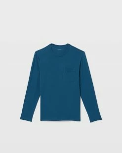 Outlet 🔔 Club Monaco Men Double Knit Crewneck Sweater Blue Opal 🌟 7 Outlet 🔔 Club Monaco Men Double Knit Crewneck Sweater Blue Opal 🌟 -Club Monaco Online Shop cm 1432348 alternate4
