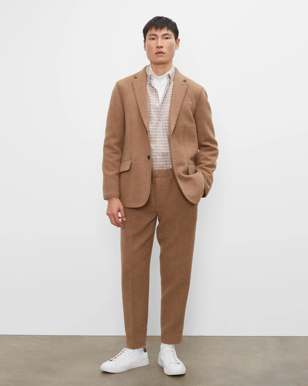 Cheap ๐ Club Monaco Men Fashion Blazer Dark Camel ๐ 5 Cheap ๐ Club Monaco Men Fashion Blazer Dark Camel ๐ - Image 3