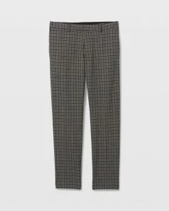 Coupon ❤️ Club Monaco Men Sutton Check 👗 Dress Pants Green Multi 💯 -Club Monaco Online Shop cm 1432377 alternate4