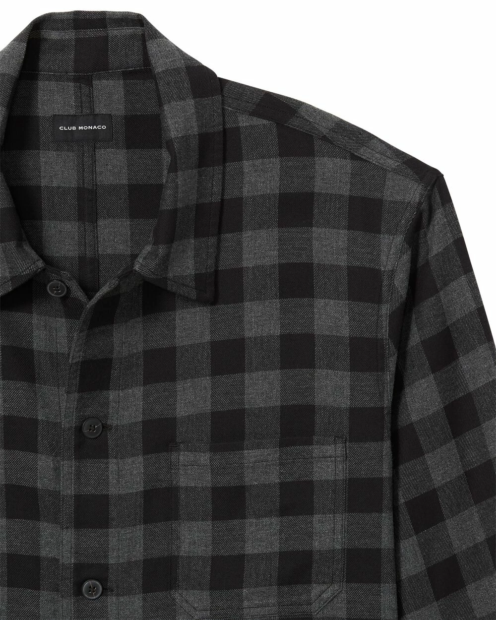 Hot Sale π Club Monaco Men Long Sleeve Plaid Flannel Workshirt Grey Multi Check π₯° 8 Hot Sale π Club Monaco Men Long Sleeve Plaid Flannel Workshirt Grey Multi Check π₯° - Image 6