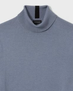 Buy 😍 Club Monaco Men Merino Wool Turtleneck Grey Blue 🎁 -Club Monaco Online Shop cm 1432393 alternate5
