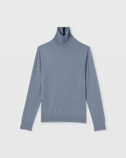 Buy 😍 Club Monaco Men Merino Wool Turtleneck Grey Blue 🎁 -Club Monaco Online Shop cm 1432393 alternate6