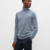 Buy 😍 Club Monaco Men Merino Wool Turtleneck Grey Blue 🎁 -Club Monaco Online Shop cm 1432393 lifestyle