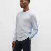 Hot Sale 🎉 Club Monaco Men Colorblock Merino Wool Crewneck Sweater Light Blue 🥰 -Club Monaco Online Shop cm 1432419 lifestyle