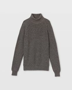Cheapest ✔️ Club Monaco Men Marled Rib Turtleneck Black Multi 🧨 -Club Monaco Online Shop cm 1434657 alternate4