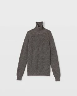 Cheapest ✔️ Club Monaco Men Marled Rib Turtleneck Black Multi 🧨 -Club Monaco Online Shop cm 1434657 alternate6