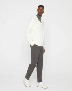 Wholesale 👍 Club Monaco Men Brushed Hoodie Egret 😍 -Club Monaco Online Shop cm 1436848 alternate3