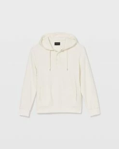 Wholesale 👍 Club Monaco Men Brushed Hoodie Egret 😍 -Club Monaco Online Shop cm 1436848 alternate4