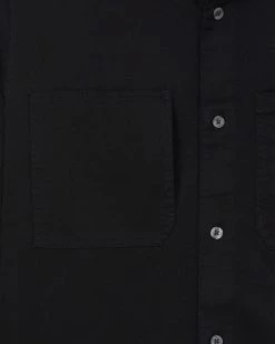 Best Pirce 🎉 Club Monaco Men Long Sleeve Utility Workshirt Black ✔️ -Club Monaco Online Shop cm 1436856 alternate5