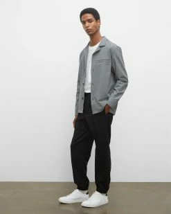 Hot Sale 😀 Club Monaco Men Tech Jogger Black 🔔