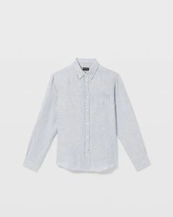 Best deal ๐ Club Monaco Men Slim Cross Dyed Linen ๐ Shirt Light Blue ๐ 9 Best deal ๐ Club Monaco Men Slim Cross Dyed Linen ๐ Shirt Light Blue ๐ -Club Monaco Online Shop cm 1444664 alternate4