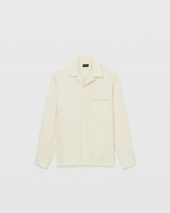 Best reviews of 💯 Club Monaco Men Long Sleeve Textured 👕 Shirt Egret 👏 -Club Monaco Online Shop cm 1444680 alternate4