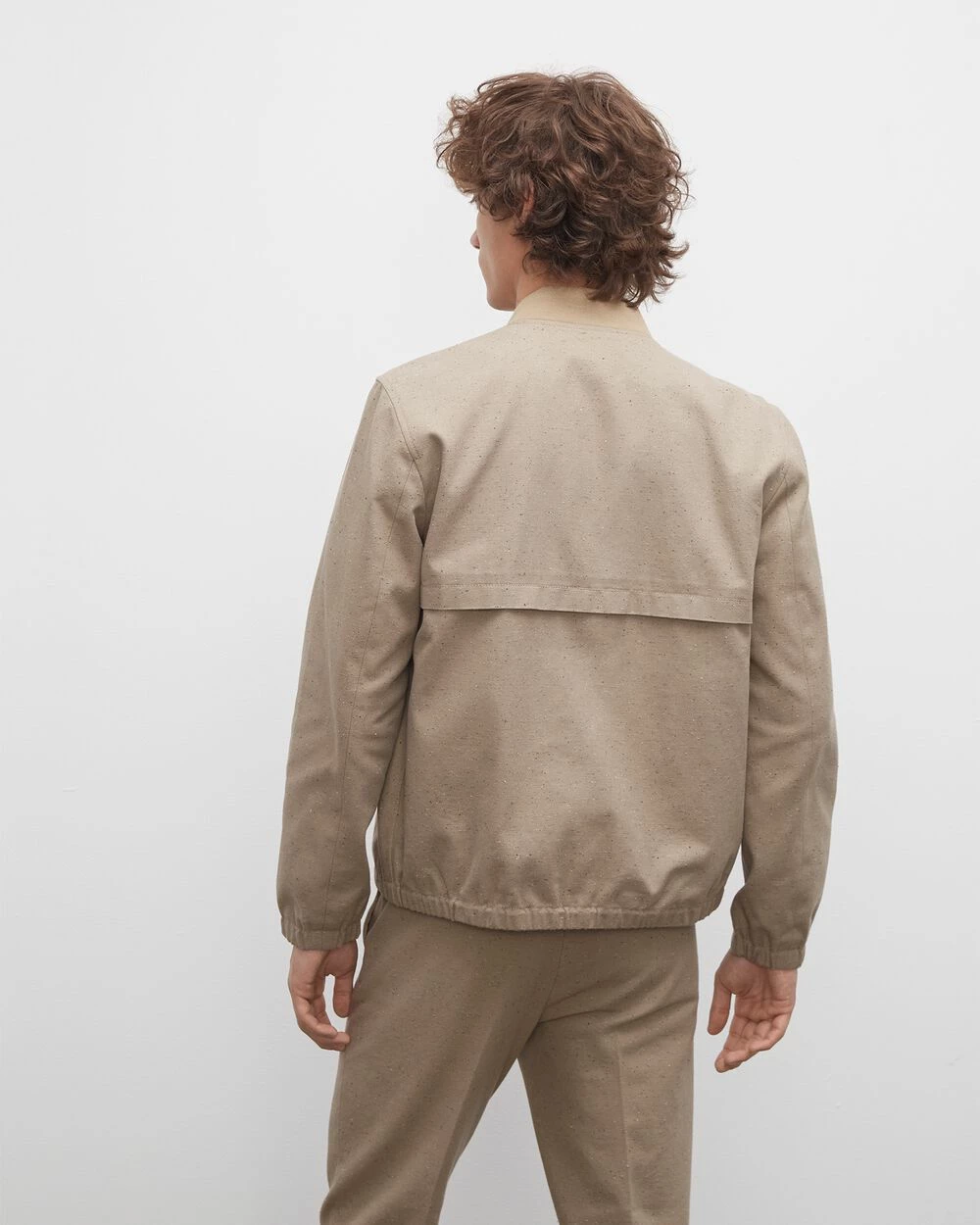 New ๐ฏ Club Monaco Men Bomber Jacket Khaki ๐ 4 New ๐ฏ Club Monaco Men Bomber Jacket Khaki ๐ - Image 2