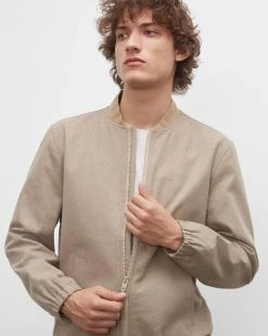 New ๐ฏ Club Monaco Men Bomber Jacket Khaki ๐ 9 New ๐ฏ Club Monaco Men Bomber Jacket Khaki ๐ -Club Monaco Online Shop cm 1444706 alternate2