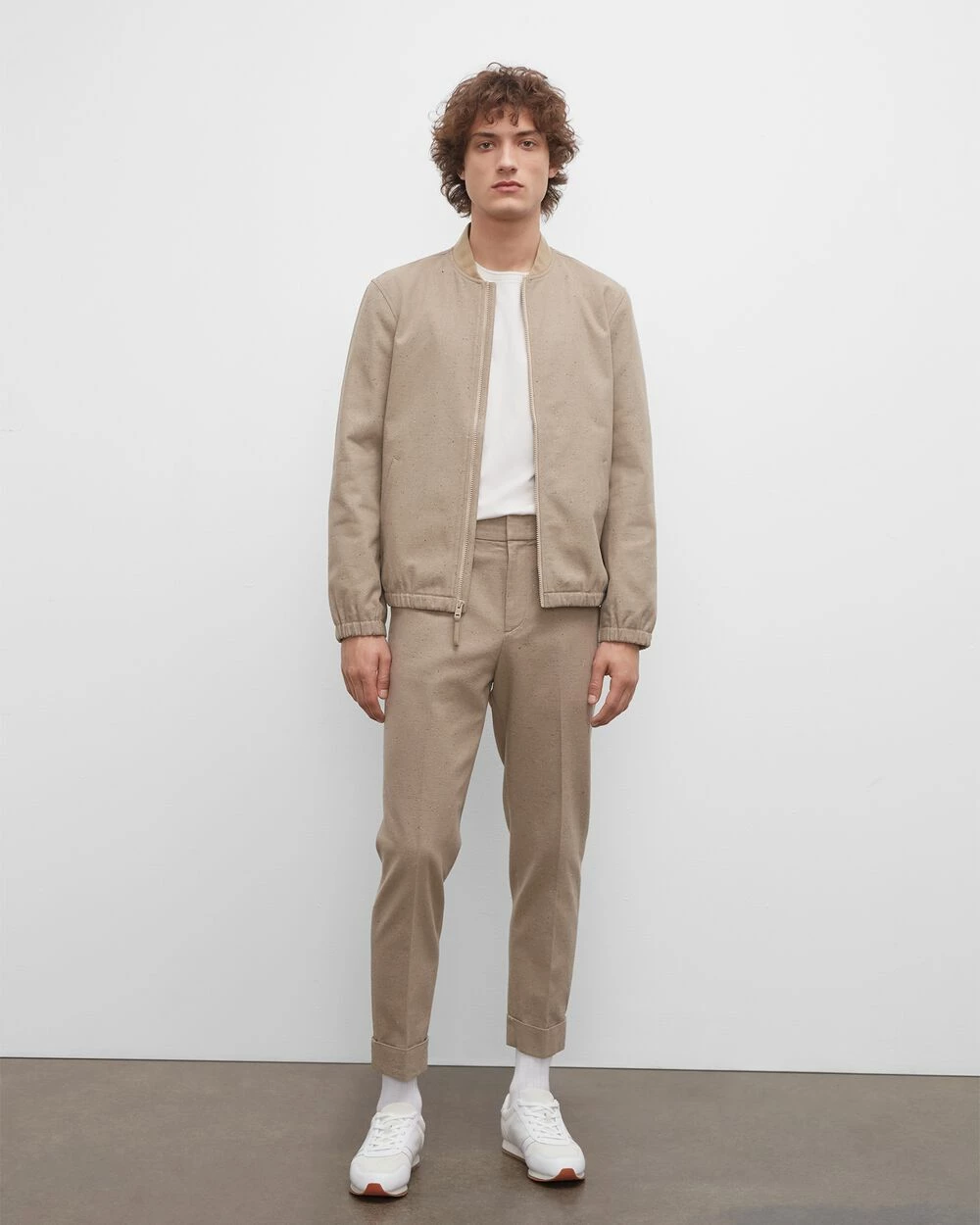 New ๐ฏ Club Monaco Men Bomber Jacket Khaki ๐ 6 New ๐ฏ Club Monaco Men Bomber Jacket Khaki ๐ - Image 4