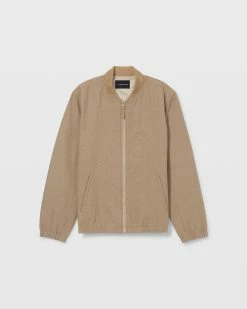 New ๐ฏ Club Monaco Men Bomber Jacket Khaki ๐ 11 New ๐ฏ Club Monaco Men Bomber Jacket Khaki ๐ -Club Monaco Online Shop cm 1444706 alternate4