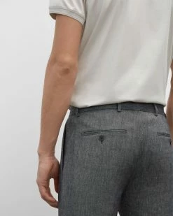 Best reviews of 🎉 Club Monaco Men Sutton Hemp Blend 👗 Dress Pants Navy Heather 🤩 -Club Monaco Online Shop cm 1444711 alternate2