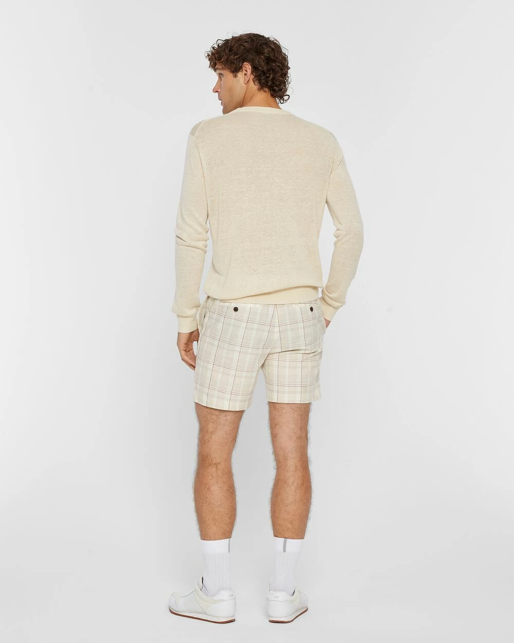 Hot Sale ๐ Club Monaco Men Baxter Plaid 7" Shorts Yellow Multi ๐ 4 Hot Sale ๐ Club Monaco Men Baxter Plaid 7" Shorts Yellow Multi ๐ - Image 2