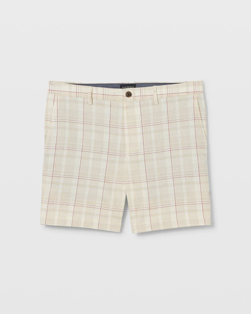 Hot Sale ๐ Club Monaco Men Baxter Plaid 7" Shorts Yellow Multi ๐ 6 Hot Sale ๐ Club Monaco Men Baxter Plaid 7" Shorts Yellow Multi ๐ - Image 4
