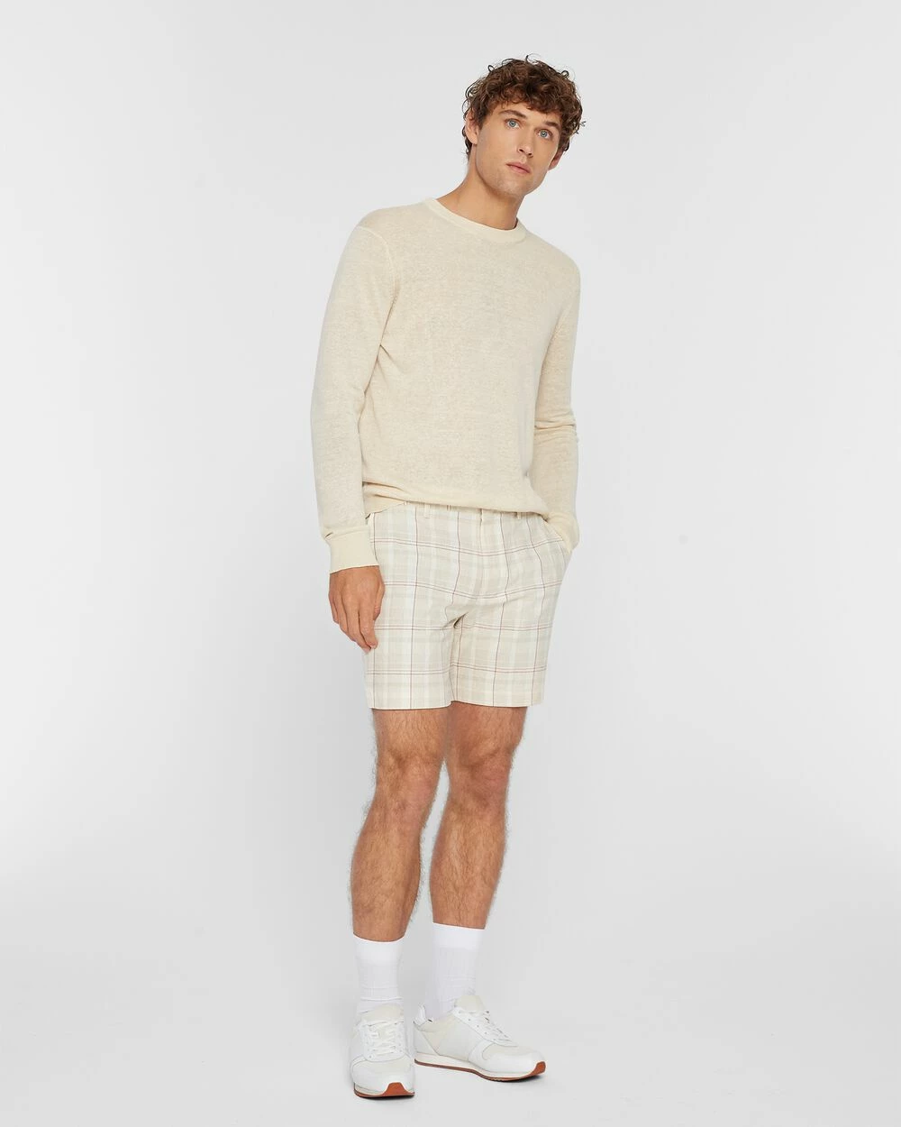 Hot Sale ๐ Club Monaco Men Baxter Plaid 7" Shorts Yellow Multi ๐ 3 Hot Sale ๐ Club Monaco Men Baxter Plaid 7" Shorts Yellow Multi ๐